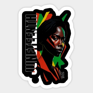 juneteeth - emancipation of enslaved African Americans 06/19/2023 Sticker